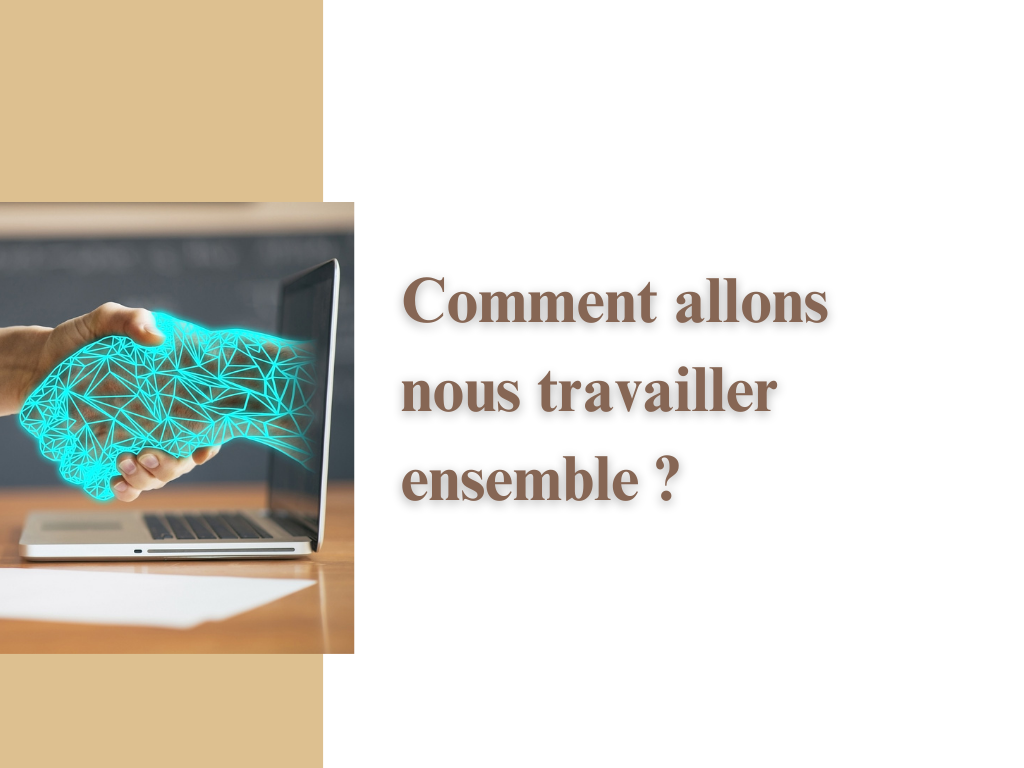 Comment allons nous travailler ensemble ?