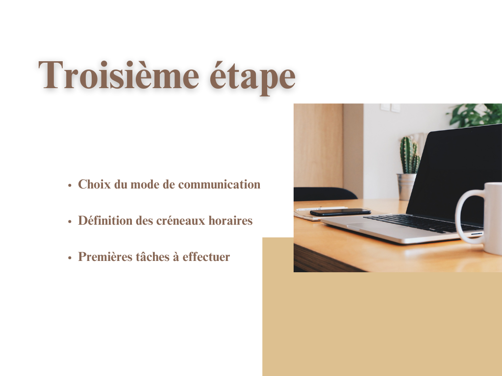 Troisième étape : Process de collaboration