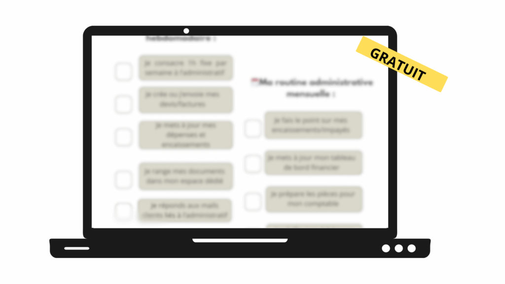 Checklist organisation administrative
